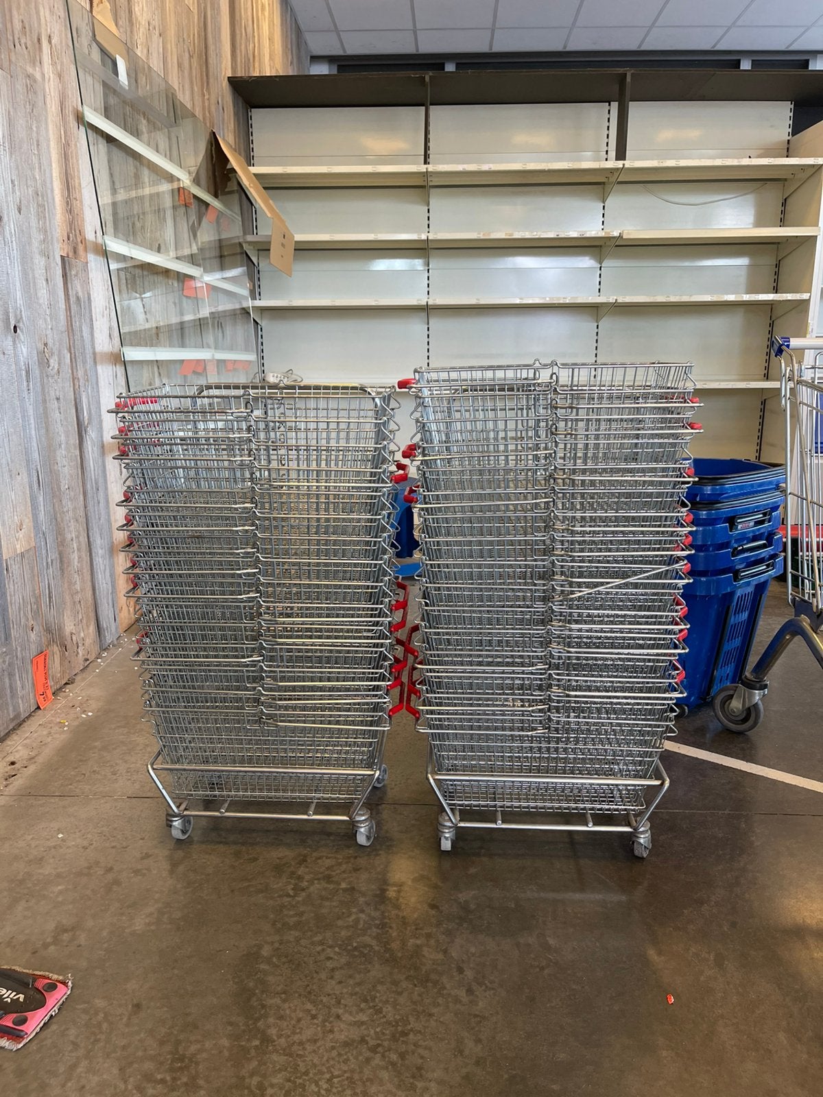 panier à course pour magasin en galvanisé., Enlèvement ou Envoi