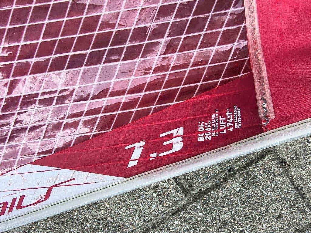 North Sails S Type SL 7,3 m2: Solden ! Moet vertrekken !, Ophalen, 6.5 m² tot 8 m², North Sails, Zeil