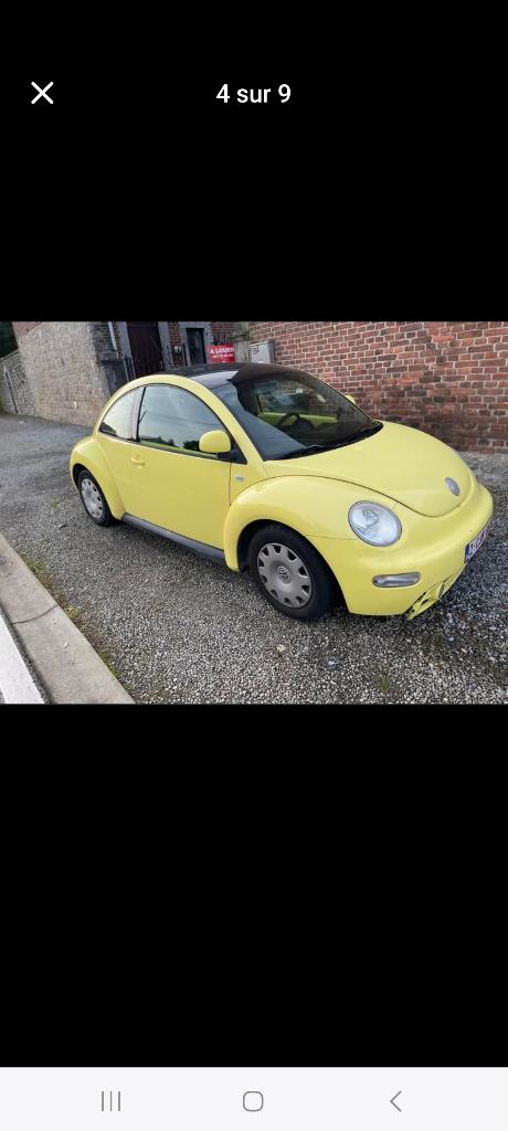 Vend ou échange vw new beetle 1900td de 2000 pour pièces, Auto's, Volkswagen, Particulier, ABS, Airconditioning, Centrale vergrendeling