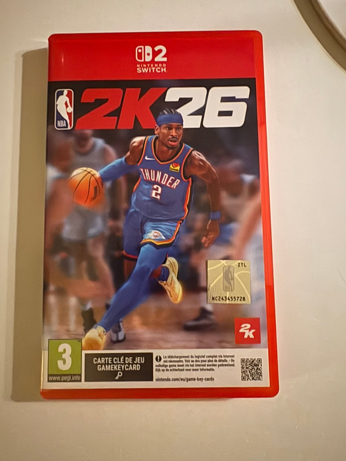 Jeu NBA2K 26 neuf (jamais utilisé) pour switch 2, Ophalen, Zo goed als nieuw