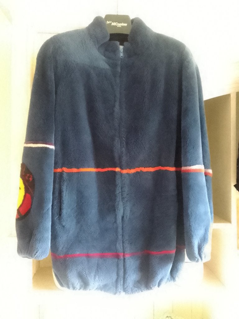 veste blouson fourrure nutria taille L Mc Comber Montréal., Taille 42/44 (L), Enlèvement ou Envoi, Comber, Porté