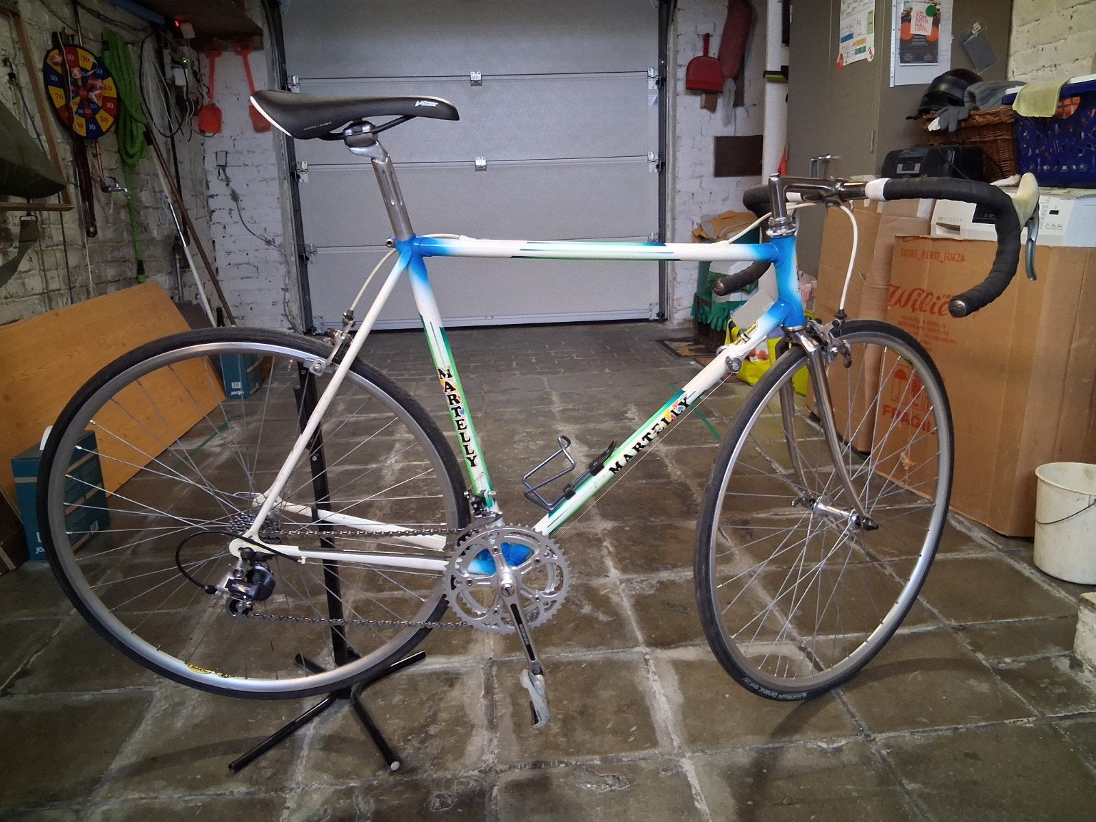 Retro Martelly racefiets, Ophalen