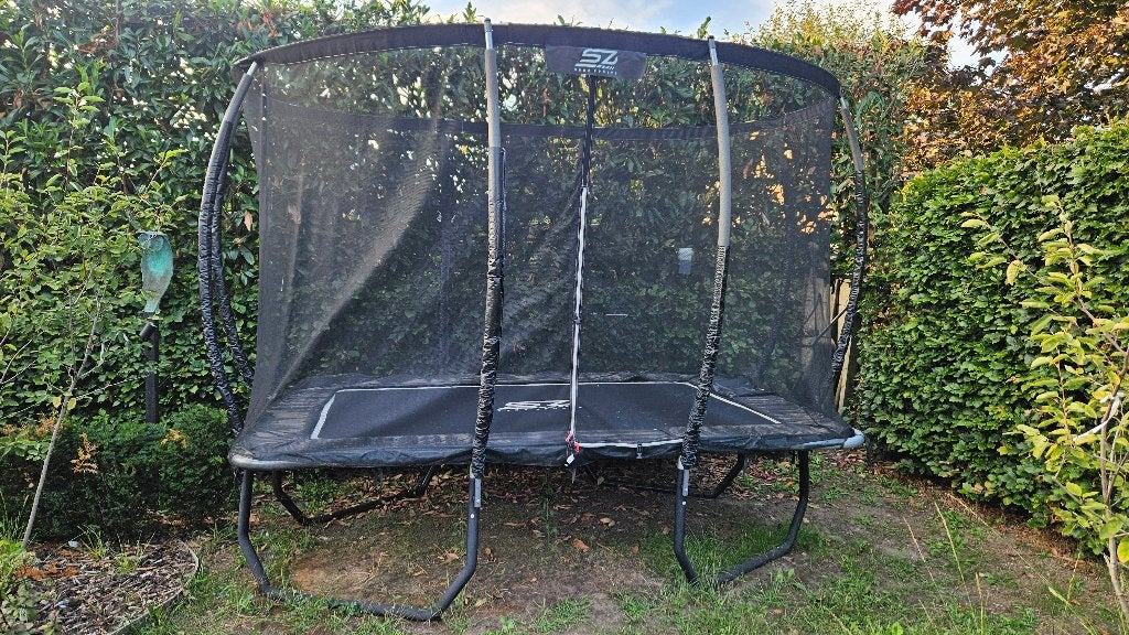 TRAMPOLINE RECHTHOEKIG 305X214, Ophalen, Gebruikt