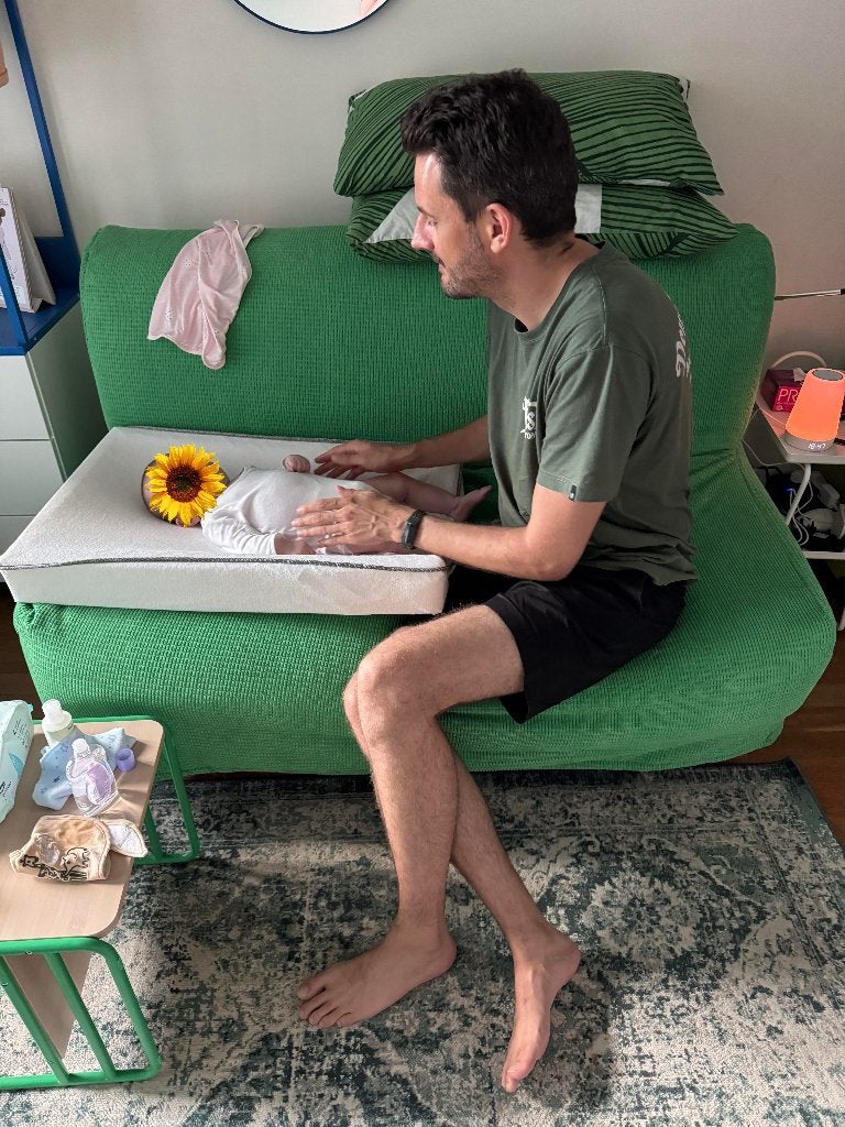 Sofabed 2-persoonsbed IKEA LYCKSELE LÖVÅS, Ophalen, Zo goed als nieuw, Twijfelaar, Groen
