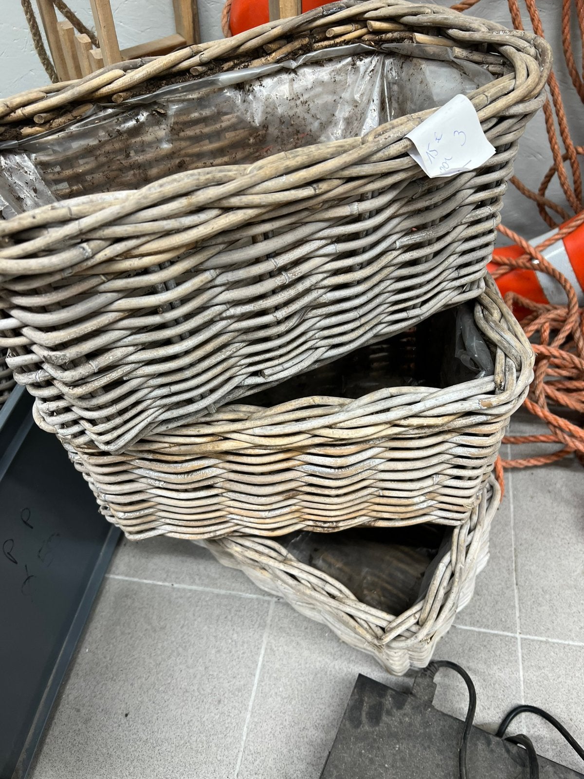 3 Plantenmanden, Tuin en Terras, Ophalen, Zo goed als nieuw