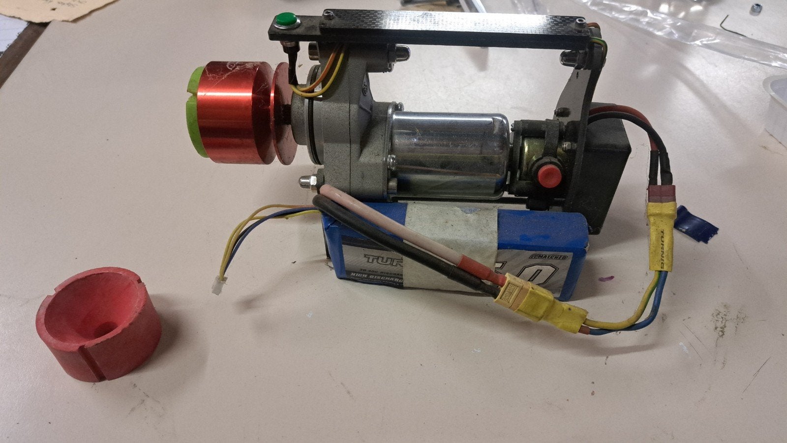 electrische starter tot 100cc, Ophalen