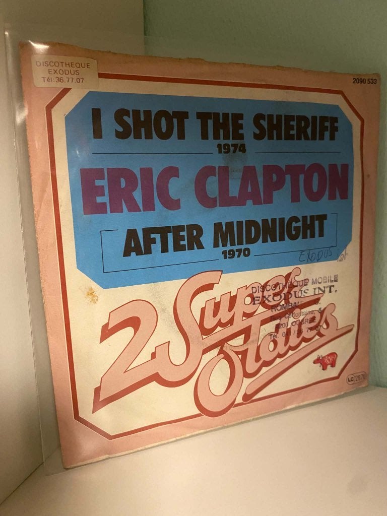 Eric Clapton – I Shot The Sheriff / After Midnight, Réédition, Utilisé, Rock et Metal, Envoi