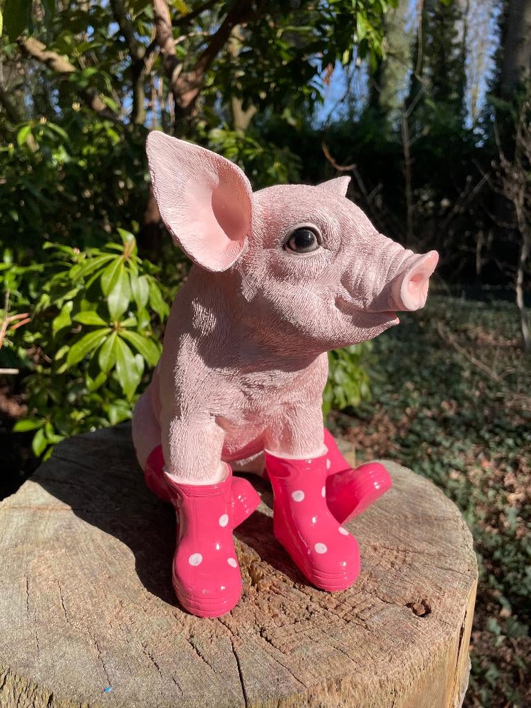 Bottes pour cochons assis, fuchsia, ferme, jardin, 25 cm, Enlèvement ou Envoi, Neuf, Synthétique, Animal