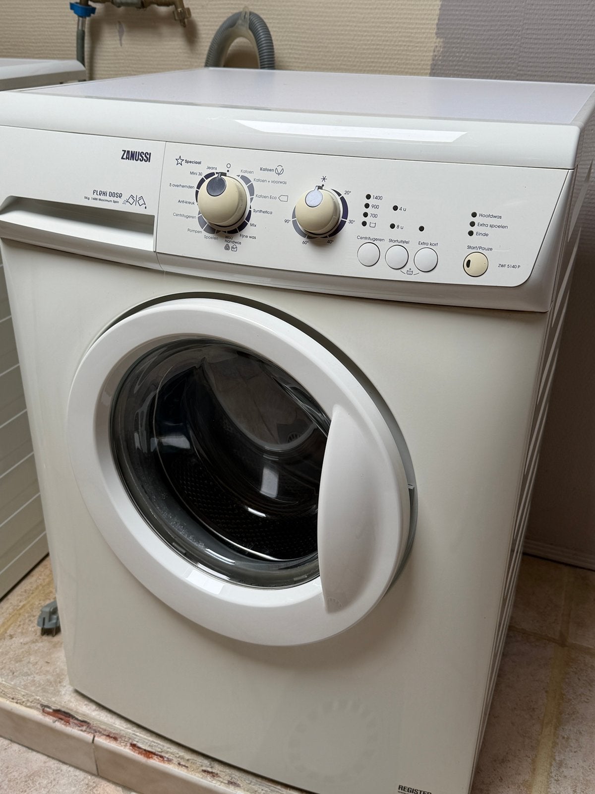 Zanussi wasmachine ZWF 5140P, Elektronische apparatuur, Wasmachines, Ophalen, Zo goed als nieuw, Voorlader