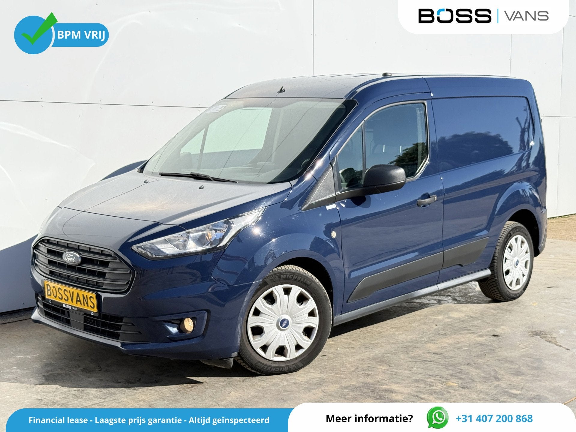 Ford Transit Connect 1.5 EcoBlue 120PK Automaat L1 Airco Cru, Autos, Achat, Entreprise, 2 places, 5 portes