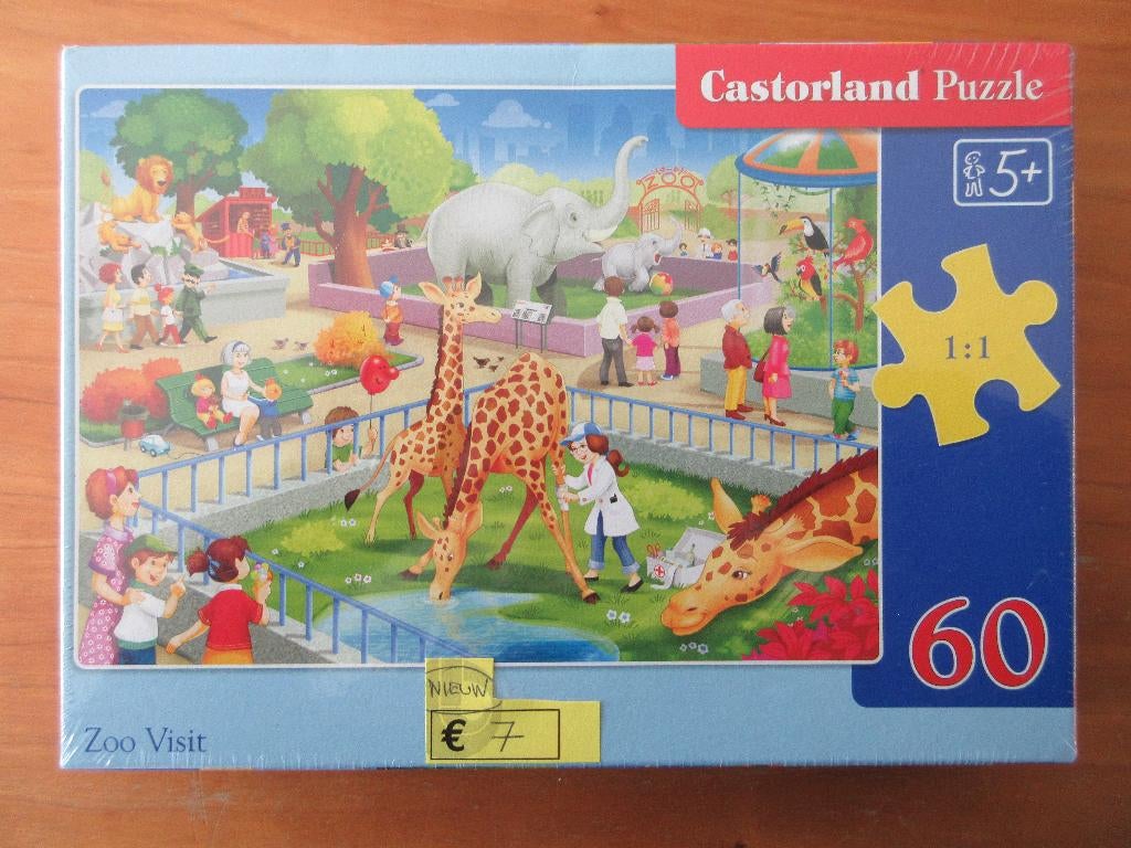 Puzzel Castorland zoo, Ophalen of Verzenden, Nieuw