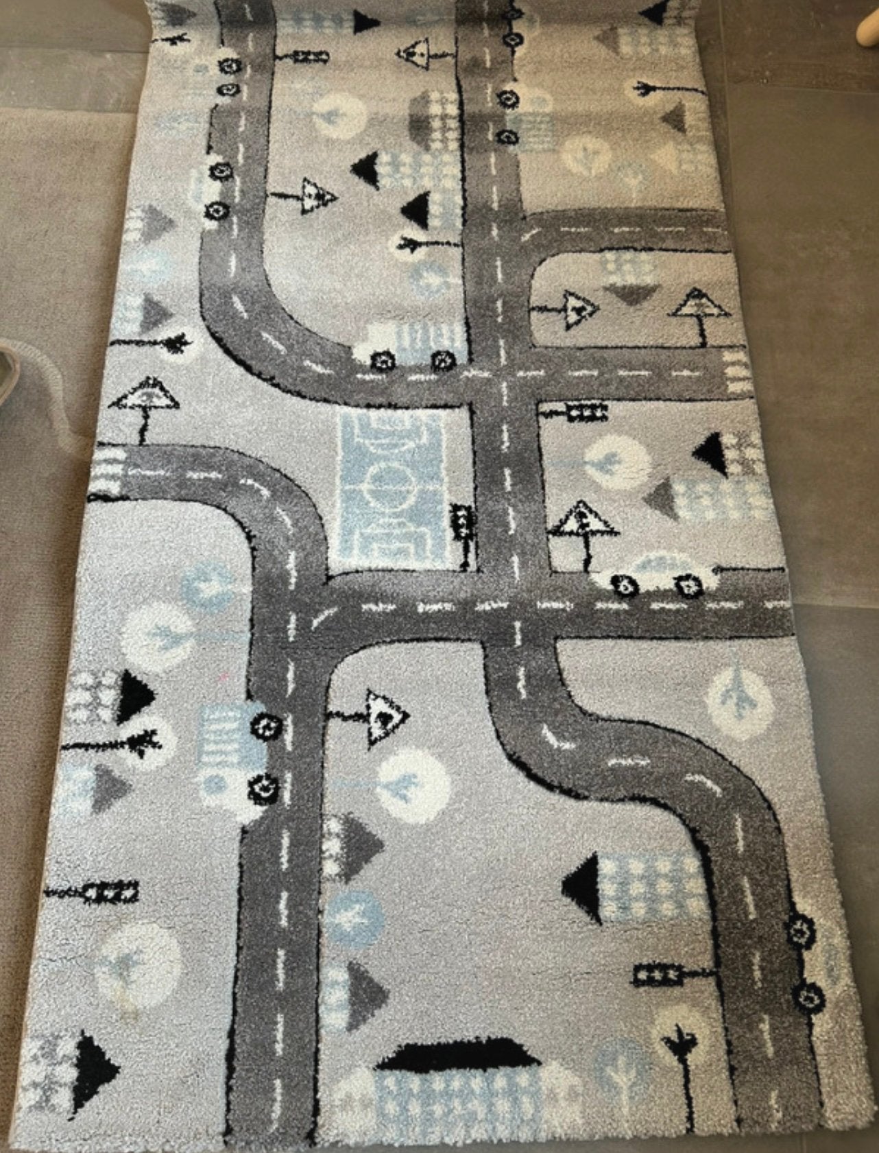 Lalee - Tapijt kinderkamer. Als nieuw, 150 à 200 cm, Gris, Enlèvement ou Envoi, Comme neuf
