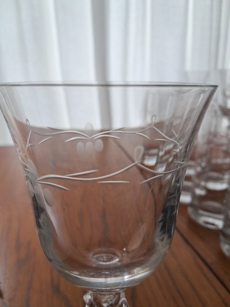 Kristallen glas servies, Antiek en Kunst, Ophalen