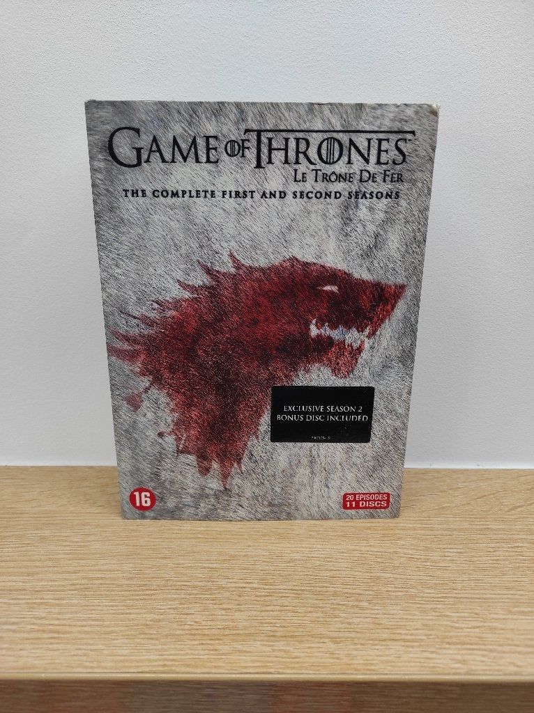 Game Of Thrones (seizoen 1 & 2) DVD, Cd's en Dvd's, Vanaf 18 jaar, Portugees, Ophalen of Verzenden, Zo goed als nieuw