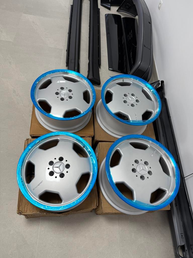Merceded AMG monoblock velgen 18 inch jantes r129 w210 W201, Ophalen, 18 inch, Velg(en)