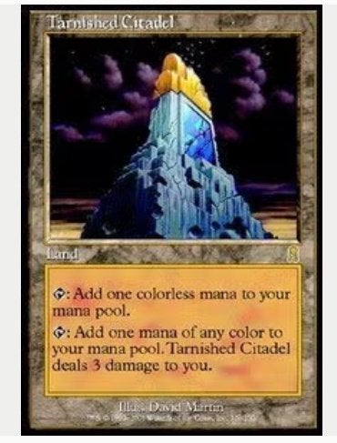Tarnished Citadel - ODY - MTG - BETER DAN GD, Hobby en Vrije tijd, Ophalen of Verzenden
