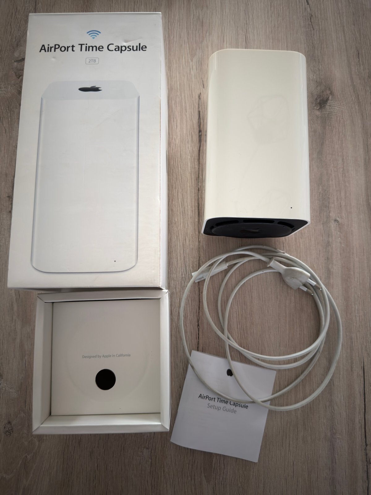 Apple Time Capsule 2TB, Computers en Software, Ophalen, Gebruikt, Router met modem