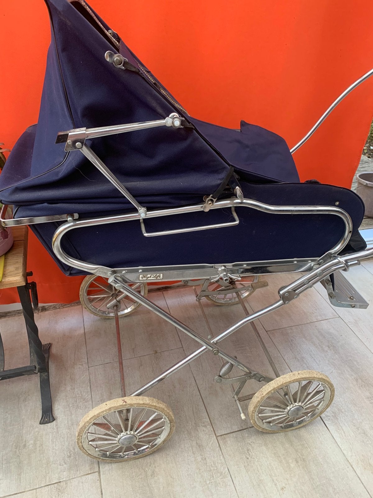 Light Life Vintage kinderwagen, Ophalen