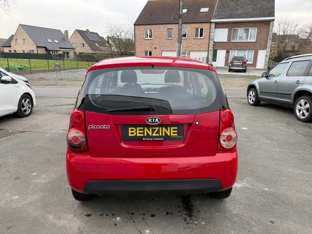 Kia Picanto 1.0i 12v Airco / 51000km / Garantie, Autos, Rouge, Achat, 998 cm³, Entreprise