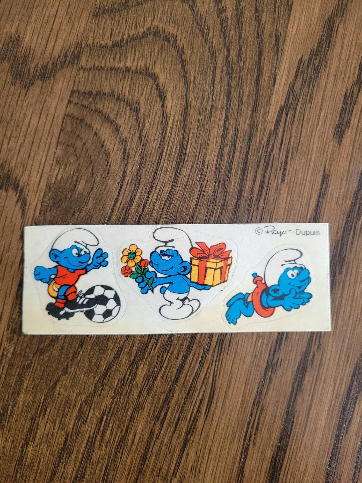 oude sticker de smurfen, Ophalen of Verzenden