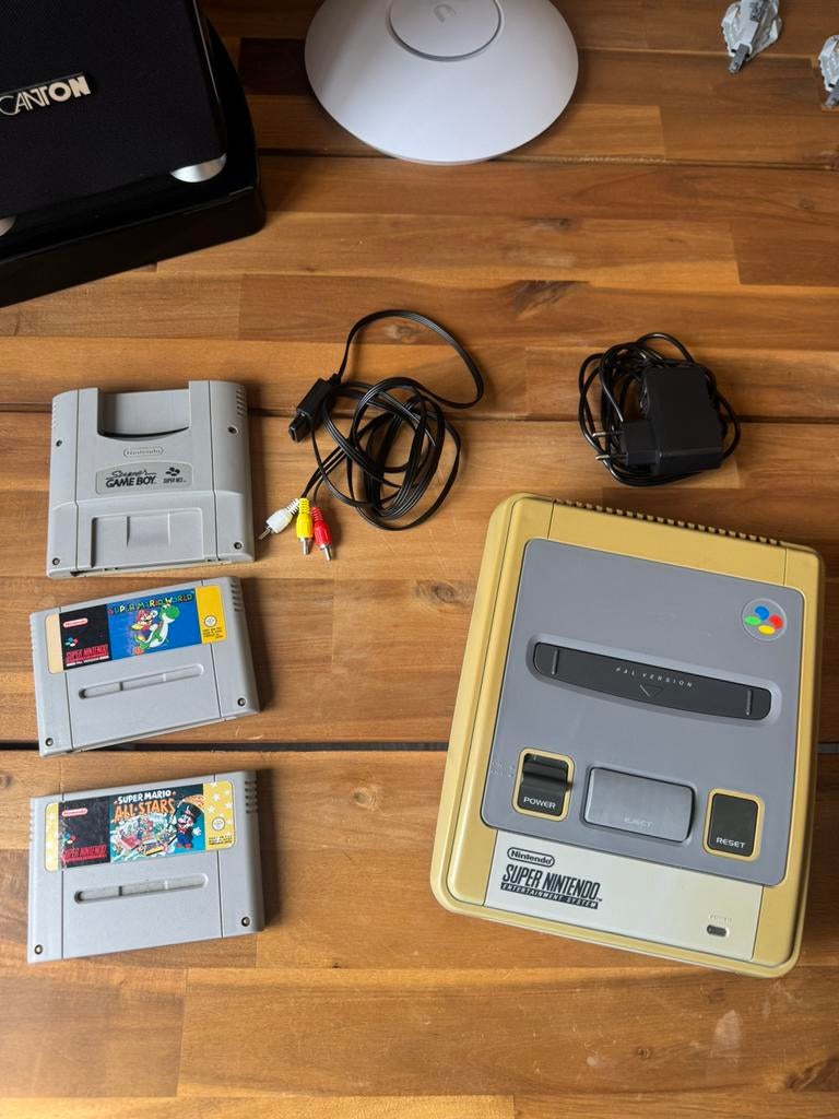 Nintendo super NES, Ophalen of Verzenden, Gebruikt, Met 1 controller, Met Super GameBoy adapter
