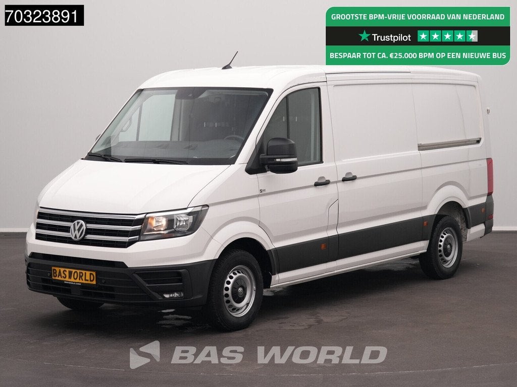Volkswagen Crafter 140pk Automaat L3H2 2x schuifdeur Navi Ca, Achat, Euro 6, Entreprise, 3 places