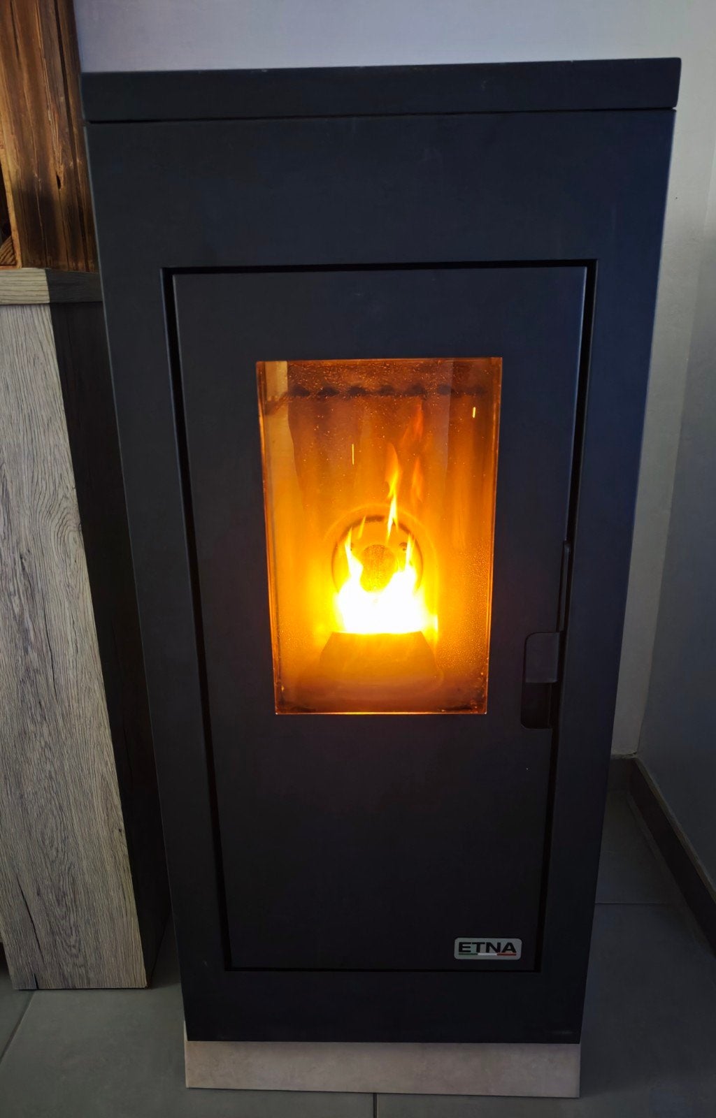 Poêle pellets ETNA Vulcano Silenzio 9,2kw, Enlèvement, Neuf, Autres carburants, Autoportant