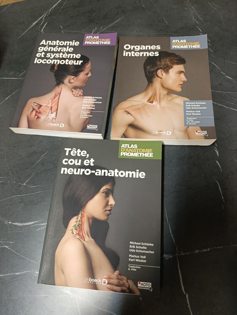 Atlas d’anatomie Prométhée – 3 tomes complets
 SET COMP, Livres