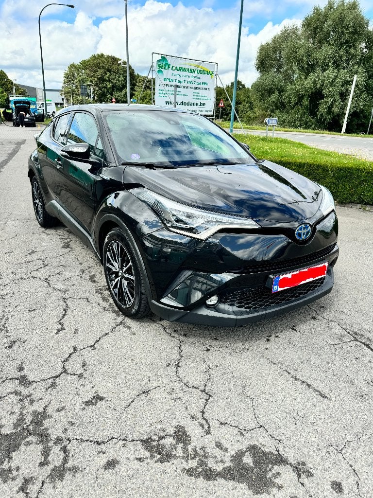 Toyota C-HR 1.8 Hybrid (Slechts 85.000 km), 725 kg, 4 cilinders, Leder en Stof, Zwart