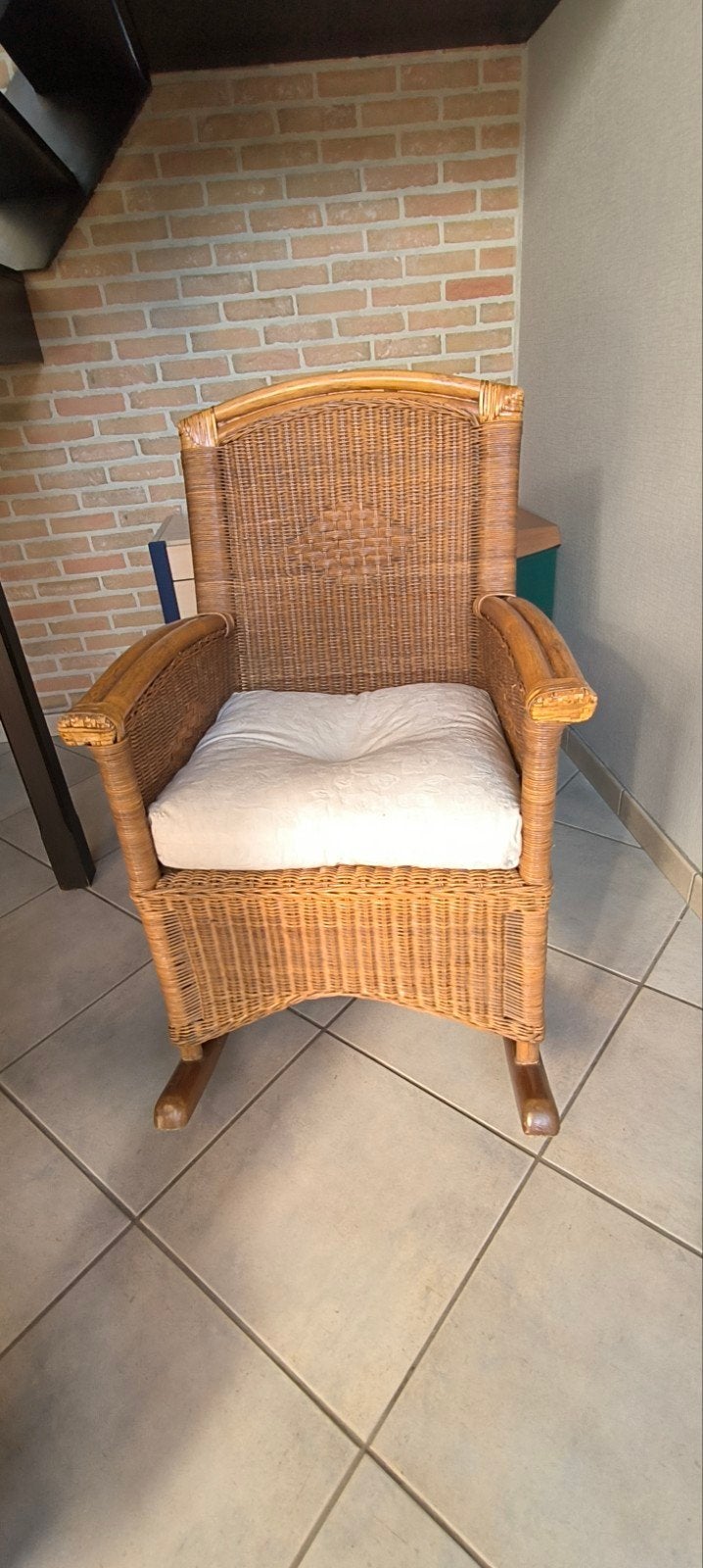 Fauteuil à bascule avec coussin, Enlèvement