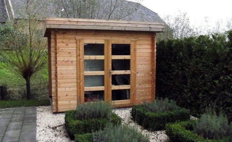 NOUVELLE cabane en rondins moderne 330M, Hobby & Loisirs créatifs, Envoi, Neuf