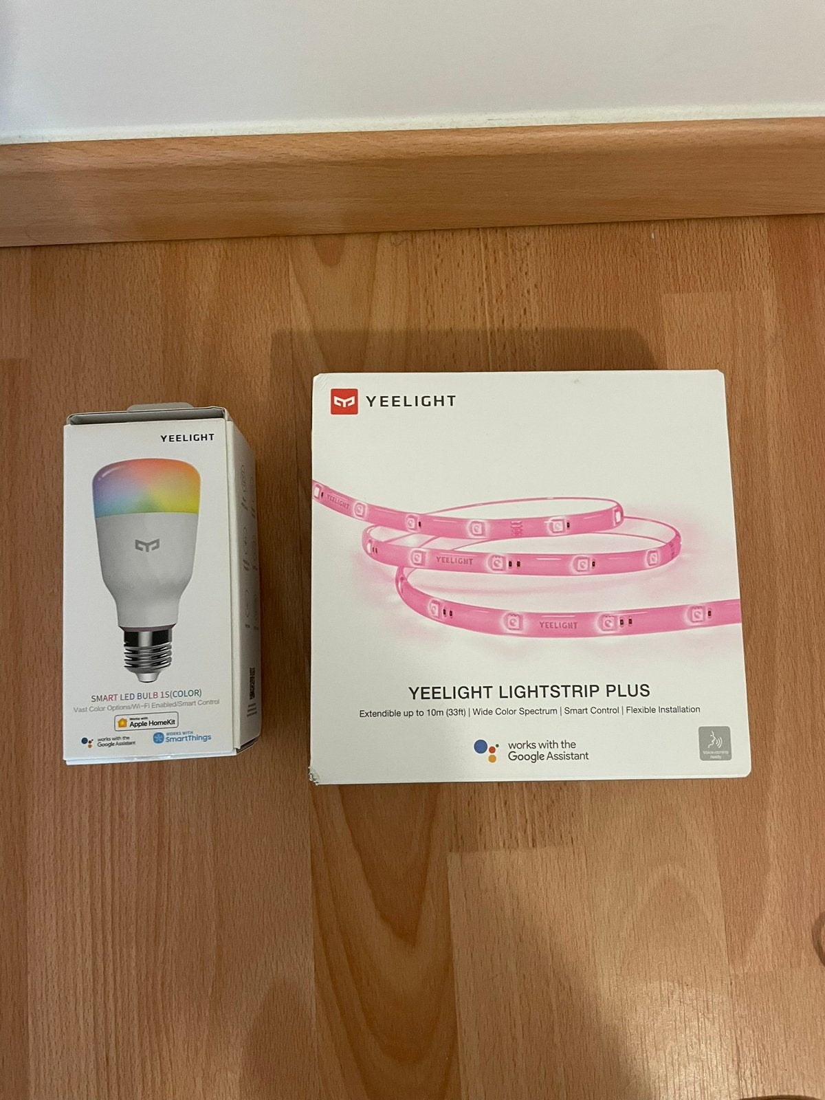 Smart RGB lichten bulb en LED strip, Led-lamp, Gebruikt, Meerkleurig, Overige merken