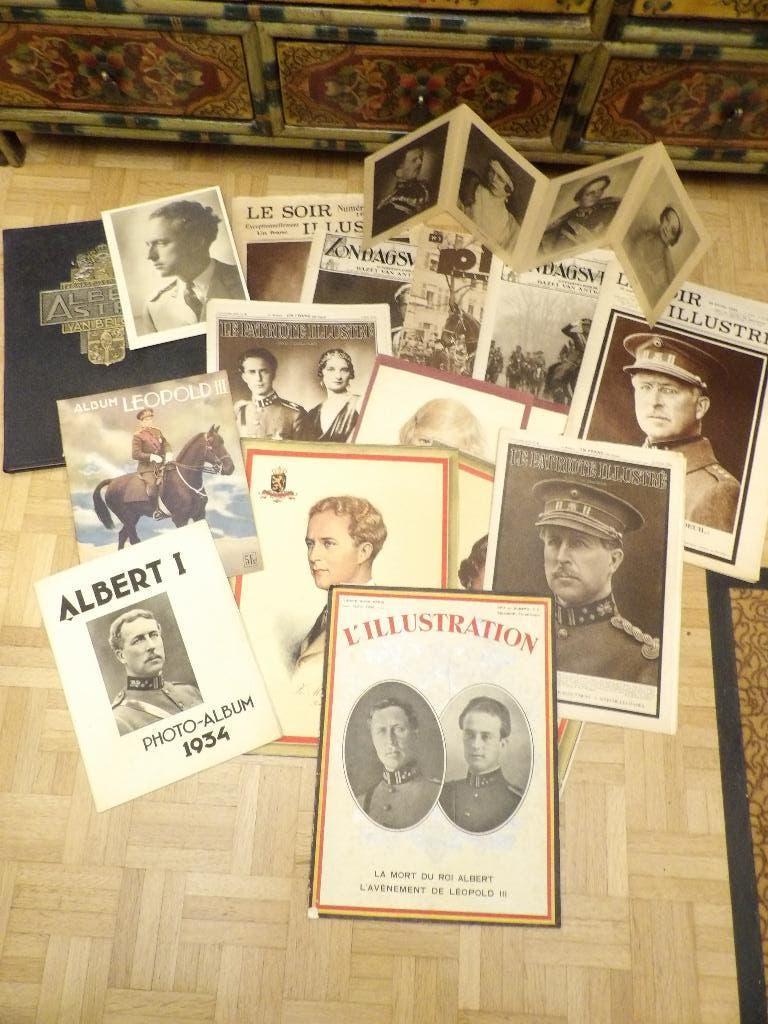 Groot lot allerlei Belgisch Koningshuis, Collections, Maisons royales & Noblesse, Enlèvement