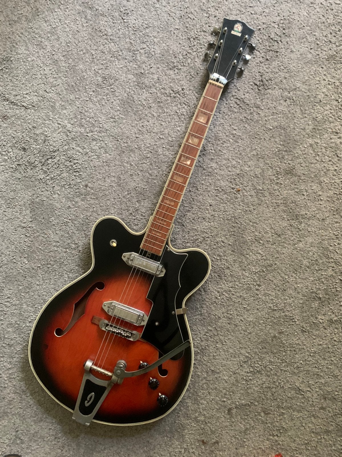 Ibanez 482 '66, Musique & Instruments, Enlèvement, Comme neuf, Hollow body, Ibanez