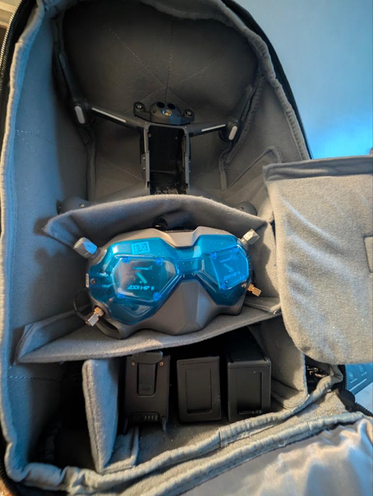 DJI FPV V2 Flymore/Carrymore ruilen tegen gaming-laptop, TV, Hi-fi & Vidéo, Drones, Neuf, 5 à 10 km, Vue à la première personne (FPV)