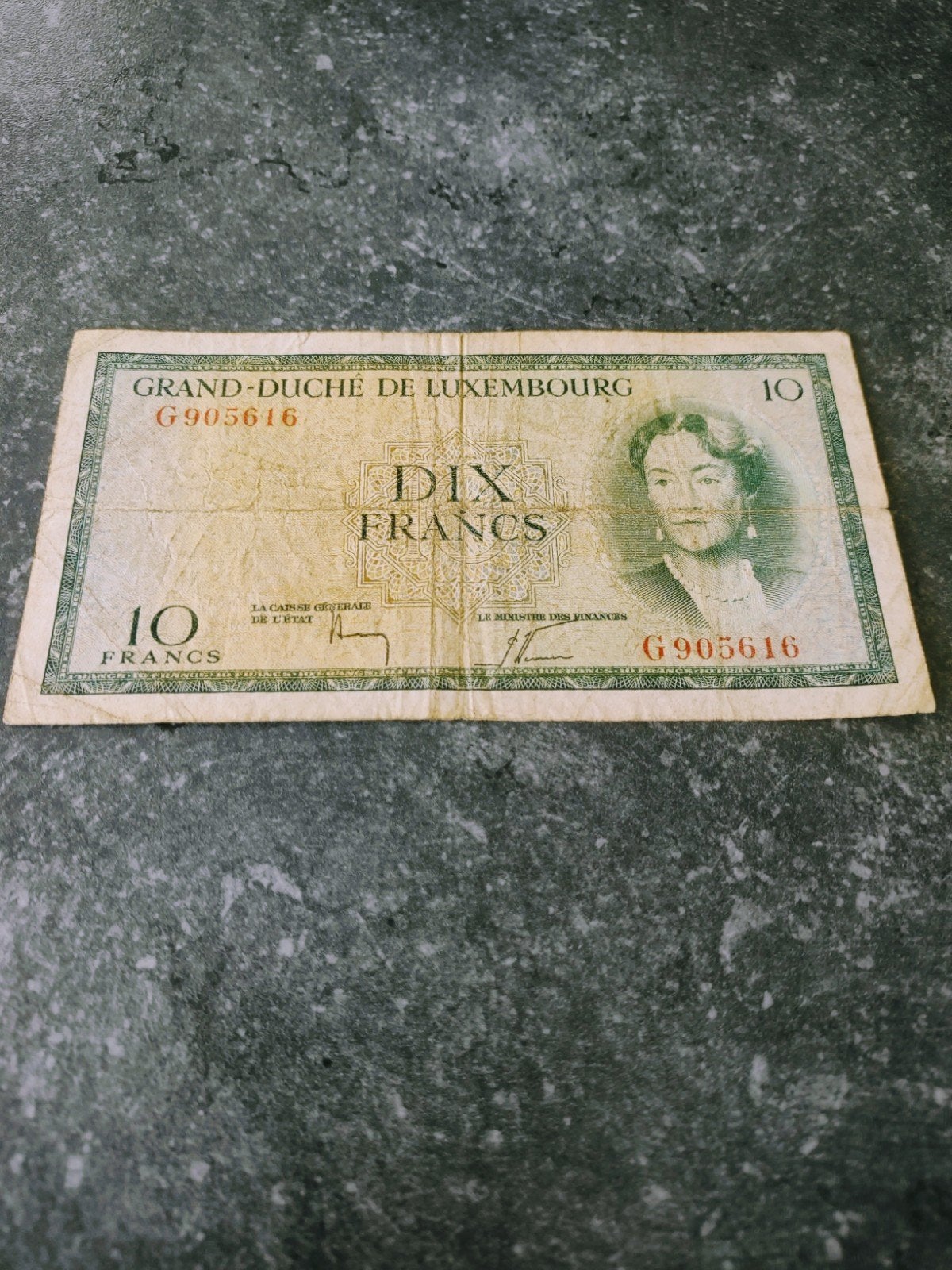 Luxemburgs Bankbiljet., Postzegels en Munten, Bankbiljetten | Europa | Eurobiljetten, Ophalen of Verzenden, Los biljet