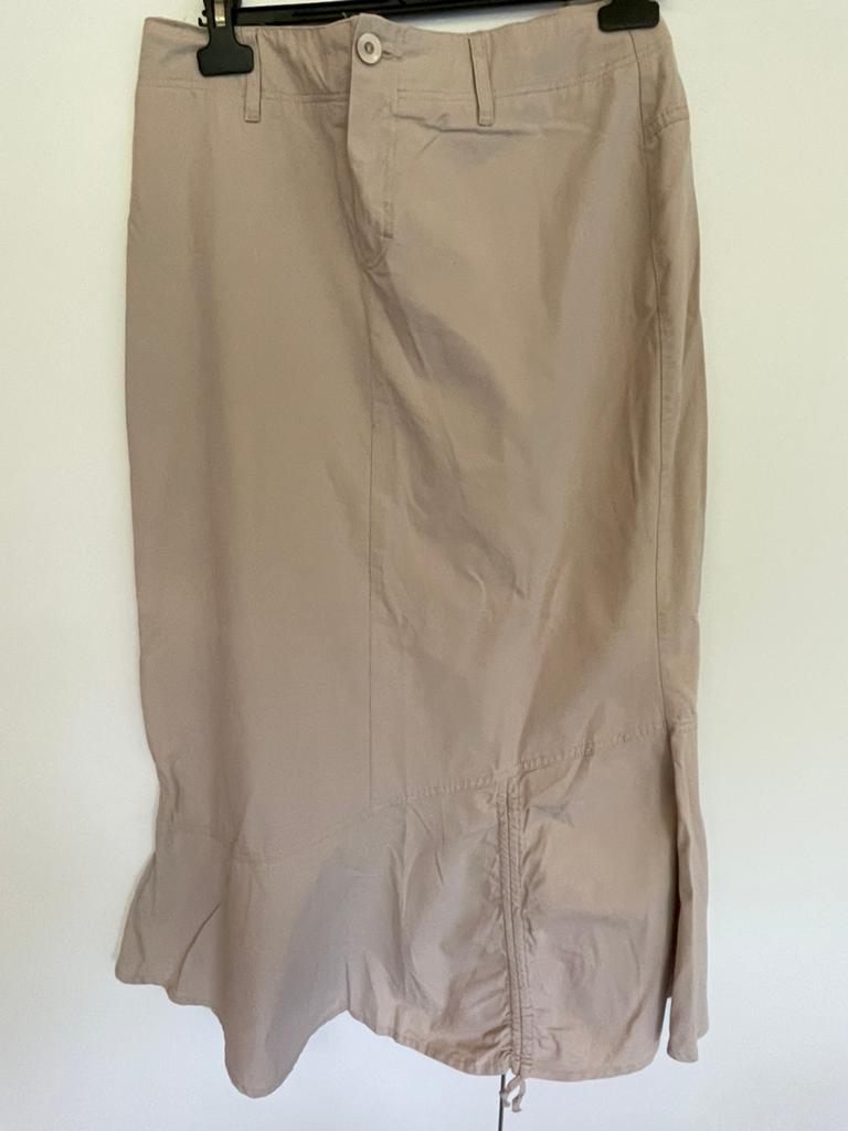 Jupe midi beige 40, Enlèvement ou Envoi, Comme neuf, Taille 38/40 (M), Beige