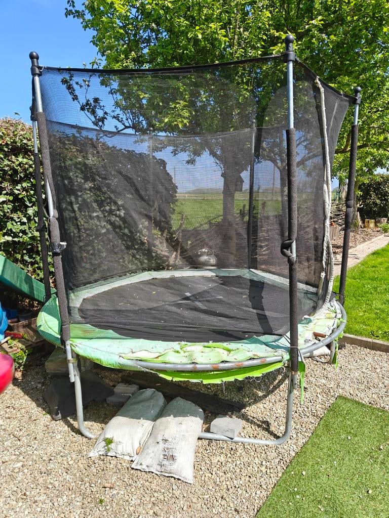 Trampoline, Ophalen