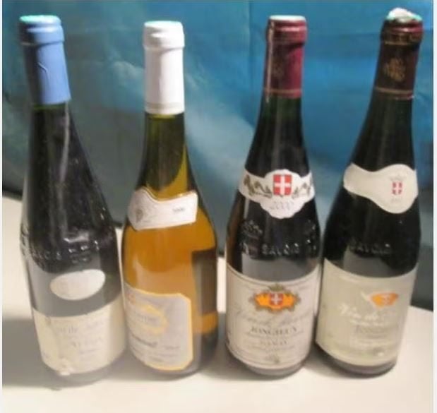 4x Vin de Savoie van het jaar 2000, Frankrijk, Ophalen of Verzenden, Zo goed als nieuw, Vol