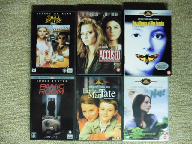 Jodie Foster Film Collectie (6dvd's) Pakketprijs, Cd's en Dvd's, Ophalen of Verzenden, Zo goed als nieuw