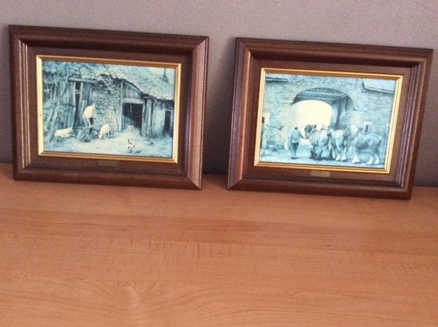 Te koop 2 reproducties van Leon Engelen, Antiek en Kunst, Kunst | Schilderijen | Klassiek, Overige stijlen, Ophalen of Verzenden