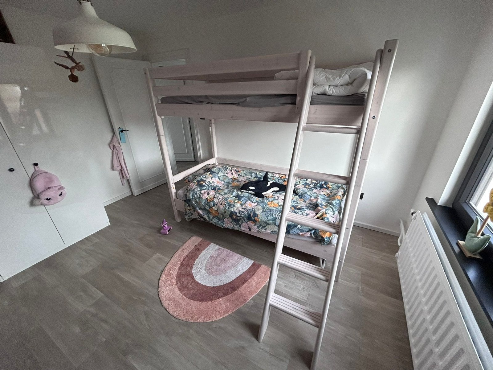 Flexa stapelbed, Huis en Inrichting, Slaapkamer | Stapelbedden en Hoogslapers, Ophalen, Zo goed als nieuw, Stapelbed