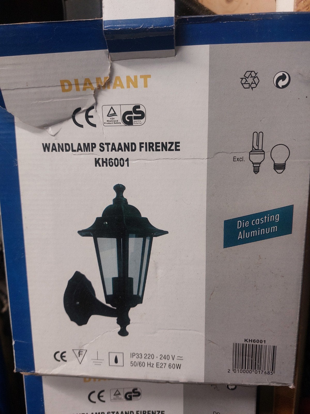 nieuwe buitenverlichting, Ophalen, Nieuw