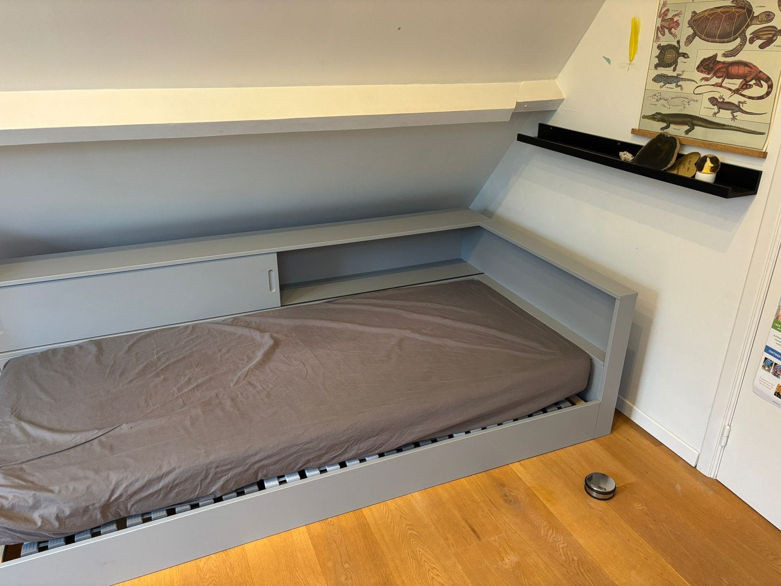 Connect hoekbed grijs, Ophalen, Zo goed als nieuw