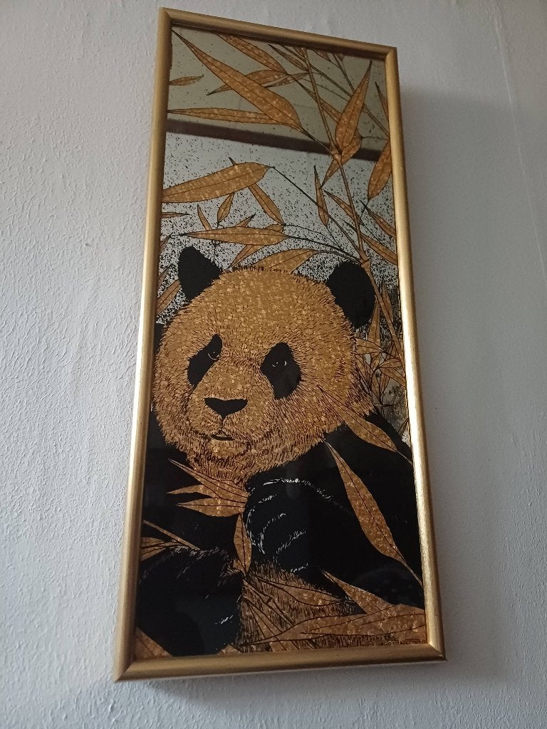 Pandas, Antiek en Kunst, Glas, 50 - 100 cm, Zoogdier, Azië