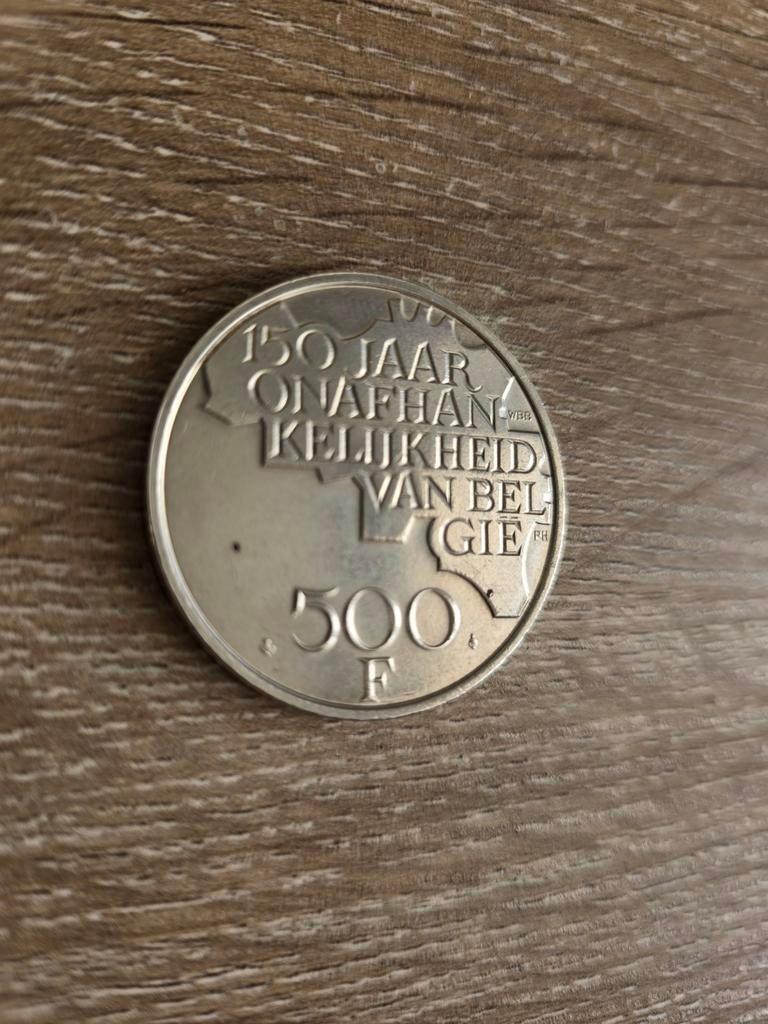 500 Belgische Frank, Ophalen of Verzenden, Zilver