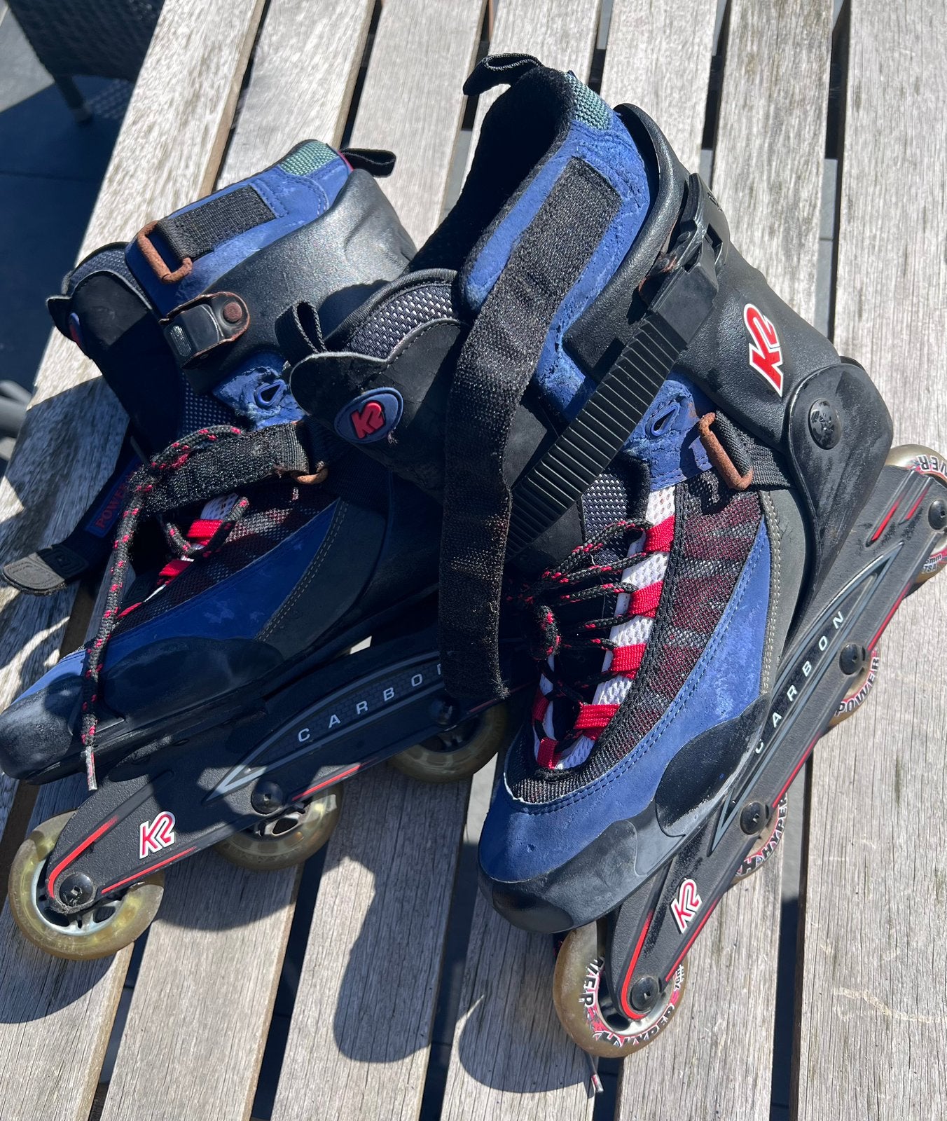 Skeelers K2, Sports & Fitness, Patins à roulettes alignées, Enlèvement, Utilisé, K2