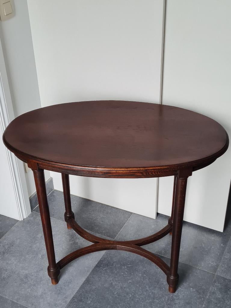 elegante ovale tafel - art nouveau/jugendstil, Ophalen