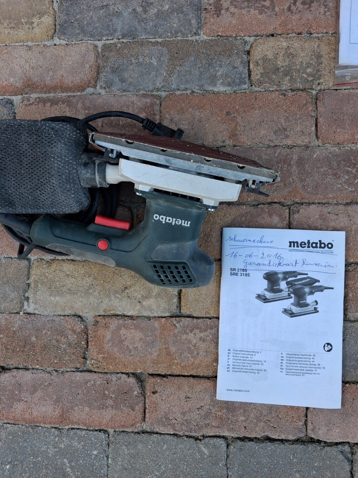 Schuurmachine Metabo, Doe-het-zelf en Bouw, Gereedschap | Zaagmachines, Ophalen of Verzenden
