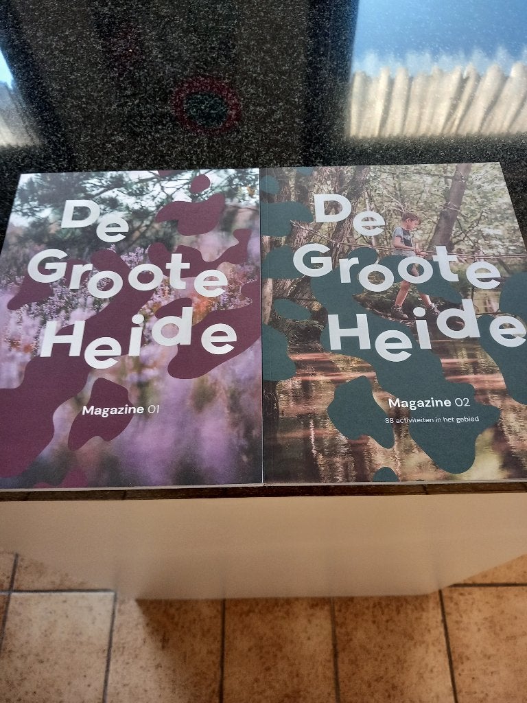 2 boeken < DE Goote Heide >, Ophalen, Nieuw